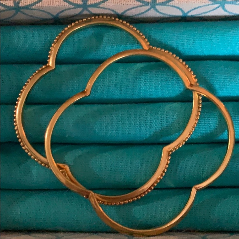 Heidi klum gold over sterling silver bracelets - 2